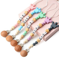 Chaîne de sucette en silicone panda, pour attache-sucette, personnalisé, nouvelle collection 2022
