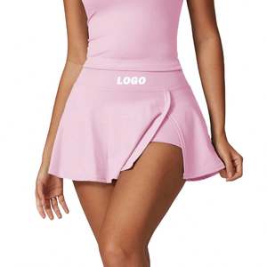 Custom Mulheres <span class=keywords><strong>2</strong></span> em 1 Athletic Tennis Golf Saias Com Shorts Embutidos Ativo de Cintura Alta Correndo Saias Meninas Tennis Wear Vestido - Product Image 1