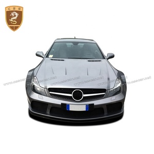 Offre Spéciale Noir Série CF Moteur EN Fiber de CARBONE <span class=keywords><strong>Capot</strong></span> <span class=keywords><strong>Capot</strong></span> Pour <span class=keywords><strong>Mercedes</strong></span> Bens SL - Product Image 1
