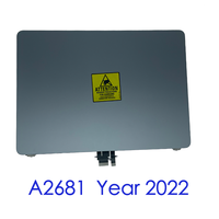 Écran LCD d'origine pour Macbook Air M2 A2681, assemblage d'écran, moniteur argent et midnight, 13 pouces, remplacement d'écran LCD