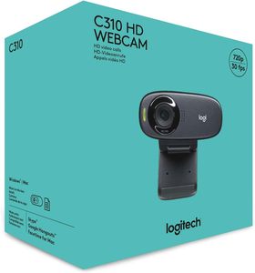 Logitech C310 5MP 1280x720 Webcam, đen (mới) - Product Image 6