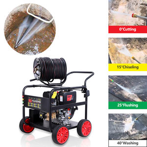 Kuhong Haute Qualité & Meilleur <span class=keywords><strong>Prix</strong></span> 2200psi Amjet 12.5hp 2200psi 150bar Nettoyeur de Canalisations à Jet d'Eau 1-cylindre diesel - Product Image 5