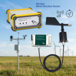 Estación Registradora de Velocidad del Viento, Sensor Ultrasónico Inalámbrico de Dirección y Velocidad del Viento, Alarma, Sensor IoT, Registrador de Dirección del Viento - Product Image 1
