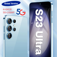 Versión global OEM Logo 7,3 pulgadas 5G 4 + 64GB desbloqueado Android 13 Deca Core Smartphone teléfono móvil con Face ID compatible con CDMA LTE