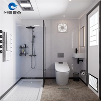 Toilette et salle de douche modulaires préfabriquées personnalisées pour l'extérieur
