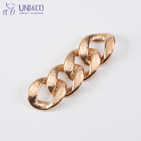 Maßgefertigte Harz-Kette für Bademode Bikini-Zubehör Gold/Roségold/Silber Kunststoff-Gliederkette