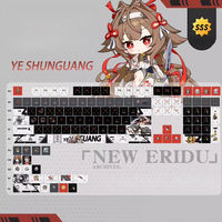 120 Keys ZZZ Keycaps Ye Shunguang Theme Keycap M.A.O PBT KEY CAP DYE-Sub Customizable Cherry Key Cap for Mechanical Keyboard
