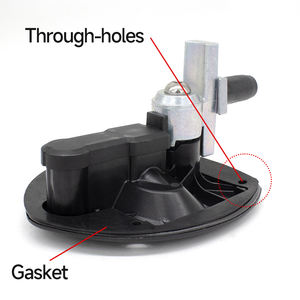 블랙 접이식 도구 상자 <span class=keywords><strong>T</strong></span> 핸들 잠금 트럭 트레일러 패들 핸들 래치 개스킷 포함 - Product Image 3