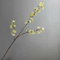 Fleurs artificielles en soie mélangée Besten Flowery, style bohème, 43 pouces, faites à la main, écologiques et durables, directement de l'usine