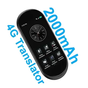 A10-2023 New 4G Network Translator AI Voice Translation 2000mAh Battery Online Offline Big HD Screen Translator ChatGPT