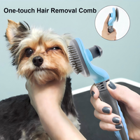 Nouveauté : Kit de toilettage portable 7-en-1 en acier inoxydable pour animaux domestiques – Brosse de démêlage, coupe-ongles, lime à ongles pour chiens et chats