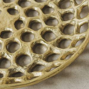 อลูมิเนียมการออกแบบใหม่ทองโบราณถาดสำเร็จรูปที่ให้บริการสำหรับดอกไม้และผลไม้ตารางตกแต่งถาด - Product Image 2