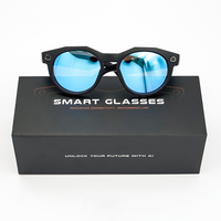 Lunettes Intelligentes SNT NEX AI avec Caméra 8MP 4K, Double Lentille, Enregistrement Vidéo, Lunettes de Soleil Intelligentes, Lunettes Connectées (Stock US)