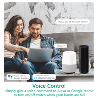 Interruptor Inteligente Tuya 16A Zigbee 3.0 Mini, Control Remoto por Aplicación Smart Life, Temporizador DIY, Interruptor Inalámbrico Compatible con Alice, Alexa, Google Home G535