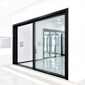 Porte Scorrevoli Moderne a Taglio Termico per Patio, Porte Scorrevoli Esterne in Alluminio, Porte Scorrevoli in Vetro per Appartamenti - Product Image 1