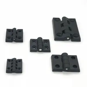 Nylon Plastic Folding Light Door Cupboard Hinges Industry Strong Black Injection Kitchen Cabinets Contemporary Furniture Hinge