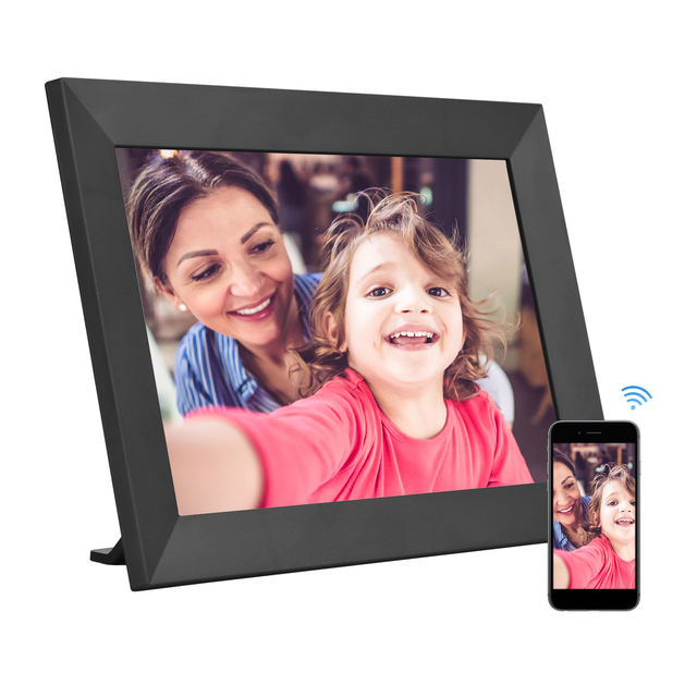8 Inch Smart WiFi Photo Frame Digital Picture Frame Photo Album IPS Touch-screen 1280*800 Photo Auto Rotation Sharing Via APP