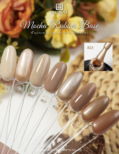 ICE NOVA Base Coat HEMA FREE French Nude Mocha Vitamina Camelia Fibra de vidrio Camuflaje Vino Goma Base Coat 10ml/1kg/5Kg/10kg - Product Image 3