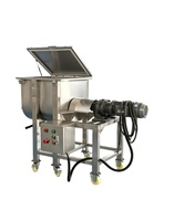 Mélangeur spiral en acier inoxydable SUS304 de qualité industrielle pour poudres et granulés