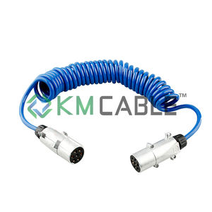 Горячая продажа 7 core прицеп трактор автомобиль EBS со спиральным кабелем автомобиля аксессуары и запчасти к ним силовые кабели Электрический провод - Product Image 6