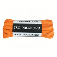 Cordon tactique en nylon à 7 brins, résistant aux UV et à la décomposition, corde paracorde 750 pour l'escalade en plein air et le bushcraft