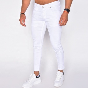 Alta calidad <span class=keywords><strong>Jeans</strong></span> <span class=keywords><strong>Blancos</strong></span> <span class=keywords><strong>Jeans</strong></span> <span class=keywords><strong>blancos</strong></span> Moda Stretch Skinny Denim <span class=keywords><strong>Jeans</strong></span> Hombres - Product Image 4