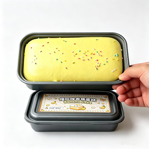 Jouet anti-stress en forme de gâteau en PU à récupération lente, gadget créatif et amusant, petit cadeau pour étudiants, unisexe, à partir de 15 ans - Product Image 1