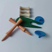 Tee de golf en bois de 4 " 3 1/4 " 2 3/4 " 2 1/8 " personnalisable et coloré avec emballage sur mesure - Accessoires de golf