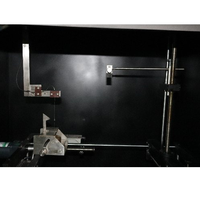 Appareil d'essai de flamme par aiguille IEC60695-11-5, écran tactile PLC avec télécommande infrarouge pour test d'incendie des composants électroniques