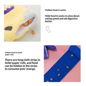 Jouet en peluche sonore et résistant aux morsures pour chiot, avec distribution <span class=keywords><strong>de</strong></span> nourriture, anti-ennui, pour Golden Retriever - Product Image 4