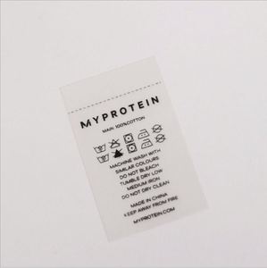 Étiquettes de lavage et d'entretien pour vêtements, transparentes, écologiques, en TPU imprimé, imperméables, à coudre - Product Image 3