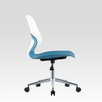 Chaise de formation de bureau moderne et ergonomique avec hauteur réglable Chaise de conférence ergonomique avec roulettes