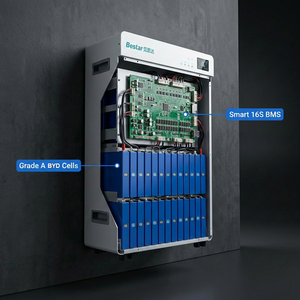 Batterie LiFePO4 10 kWh 51,2 V 200 Ah empilable, compatible avec les onduleurs hybrides Growatt Goodwe, BMS intelligent, <span class=keywords><strong>prix</strong></span> direct usine - Product Image 2