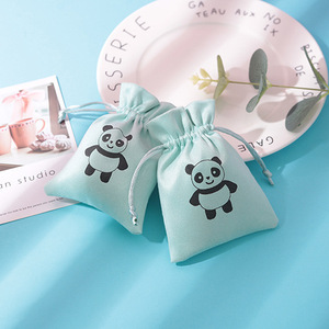 Bolsas de Franela para Joyería con Cordón, Rectangulares, 8x10cm, 15x20cm, para Almacenamiento y Regalos, con Logotipo Personalizado - Product Image 1