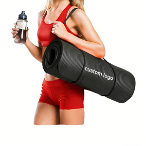 แผ่นโยคะ NBR กันลื่น ทนทาน ความหนาแน่นสูง 8 มม. สำหรับออกกำลังกาย เป็นมิตรกับสิ่งแวดล้อม ผลิตโดยผู้ผลิต - Product Image 1