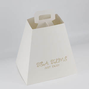 ขายร้อนหลายชั้นทิ้งเค้กป๊อปยืนสำหรับช็อคโกแลตเค้ก Torta บรรจุภัณฑ์เค้กของหวานกล่องคัพเค้กสีขาว - Product Image 5