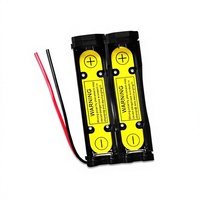 Support de batterie au lithium ABS 1S 3,7 V, boîtier de batterie 1S2P dédié aux batteries 18650 avec BMS 2A