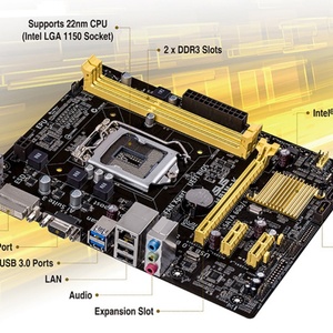 Nueva Placa Base H81M-K con Socket LGA 1150, Placa Base H81M-K M-ATX - Product Image 2