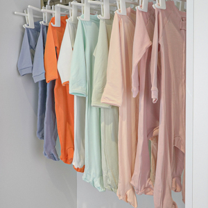 Baju Bayi Bahan Bambu Alami, Romper Bayi Polos, Kado dan Pakaian Penanda Perkembangan untuk Bayi Perempuan dan Laki-laki, Bayi Baru Lahir dan Balita - Product Image 5