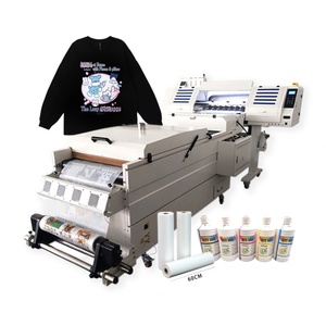 Imprimante à jet d'encre automatique pour t-shirts de 60 cm avec 2/4 têtes d'impression et agitateur de poudre DTF pour l'impression de vêtements - Product Image 5