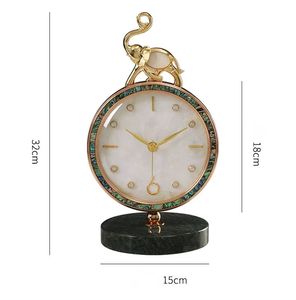 <span class=keywords><strong>Orologio</strong></span> di lusso moderno <span class=keywords><strong>orologio</strong></span> d'<span class=keywords><strong>oro</strong></span> scrivania laterale per soggiorno camera da letto al quarzo sveglia con ago regalo - Product Image 5