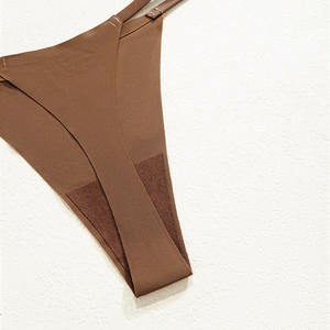 Viviblook Z0117PT01 Ropa Interior Sexy en Forma de T para Mujer, Tanga sin Costuras de Cintura Baja, Transpirable, con Cinturón - Product Image 3