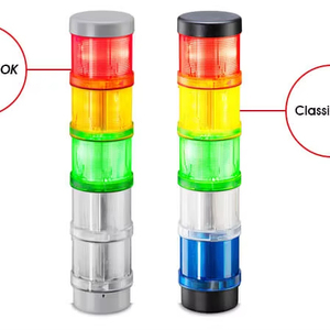 Werma kombisign 71 Modular tháp tín hiệu 70 mét đường kính IP 65 bảo vệ đánh giá màu xanh lá cây màu xanh Phụ kiện bao gồm max.105 dB - Product Image 1