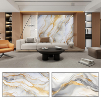 Paneles de Pared de PVC de Alto Brillo, Paneles Decorativos Modernos para Interiores, Tablero UV para el Hogar