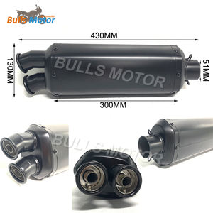 Alto rendimiento para DUKE790 ADV CB300R NINJA400 GSX600 motocicleta silenciador de escape de doble salida silenciador Motor <span class=keywords><strong>GP</strong></span> escape <span class=keywords><strong>Moto</strong></span> - Product Image 5