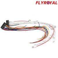 Conector de cableado automotriz multipin de fábrica directa con terminal de anillo y cable codificado por colores para módulo de control de tablero de vehículo