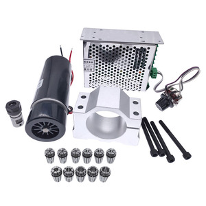 500W 48V DC Brushed Spindle Motor With Air Cooling – 52mm Clamps