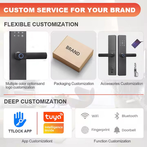 Serratura Smart WiFi ad Alta Affidabilità, Anti-rottura, con Password Temporanea, Antipolvere, per Porte in Legno, Controllo tramite App, Gestione Proprietà, Vendita all'Ingrosso - Product Image 5