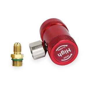 R1234yf refrigerante adaptador de aire acondicionado automático de ajuste rápido latón ajustable fluoruro R134A acoplador rápido - Product Image 6