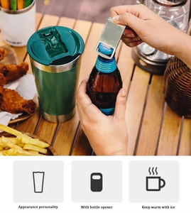 Wholesale Insaluted Vacuum Double Wall Tumbler Cup Copo Tools Tea Coffee Juice Adventure Stacking Beer Pint Cup <strong>Thermos</strong> - Product Image 4